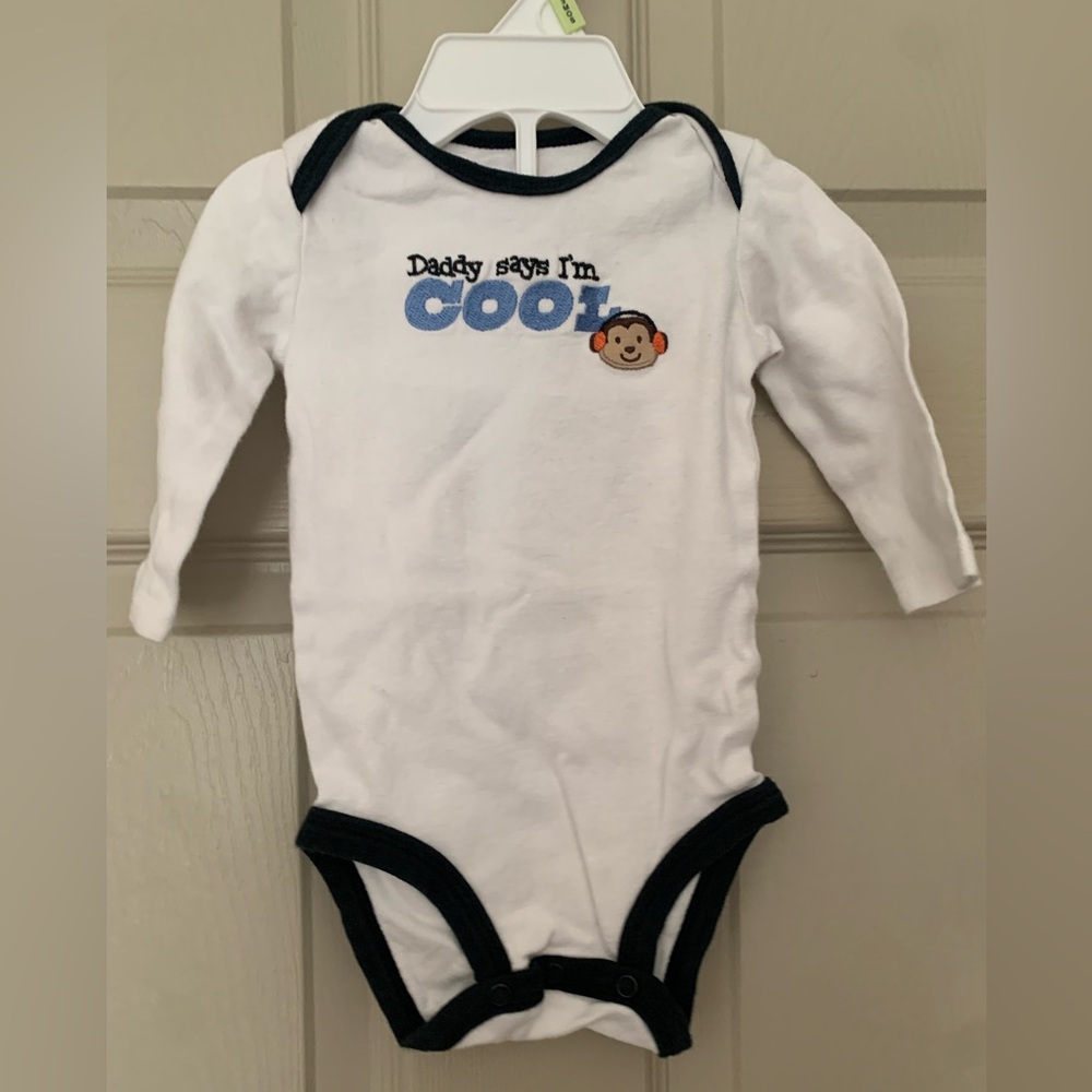 Daddy says I’m cool baby onesie